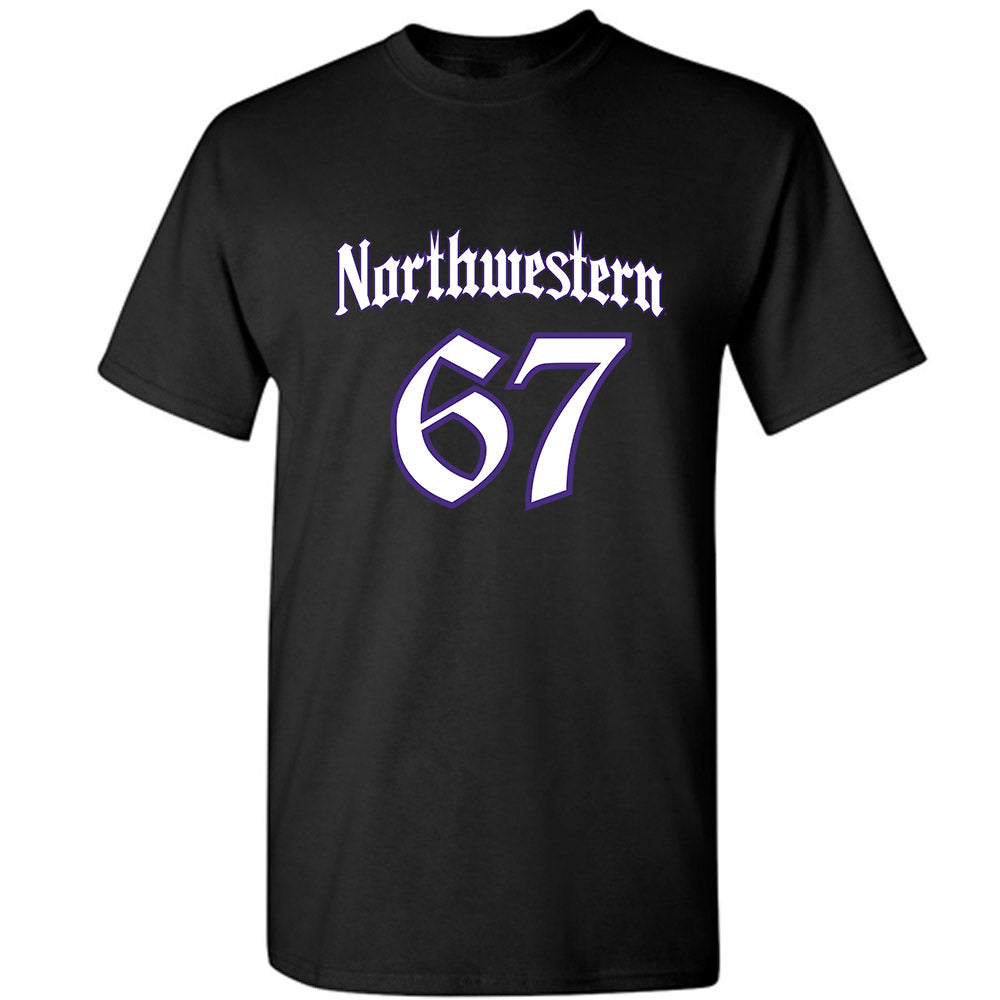 Northwestern - NCAA Football : Jace Borcherding - T-Shirt-0