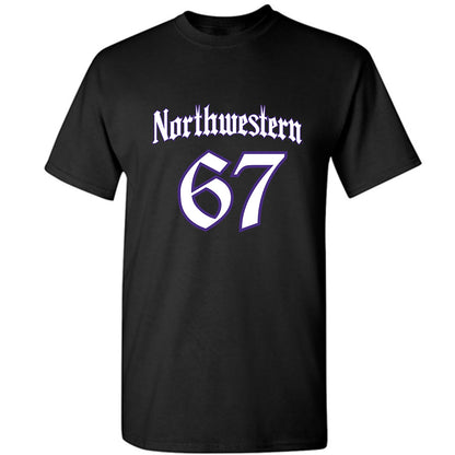 Northwestern - NCAA Football : Jace Borcherding - T-Shirt-0