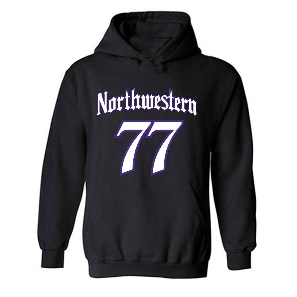 Northwestern - NCAA Softball : Kate Dowden - Hooded Sweatshirt-0