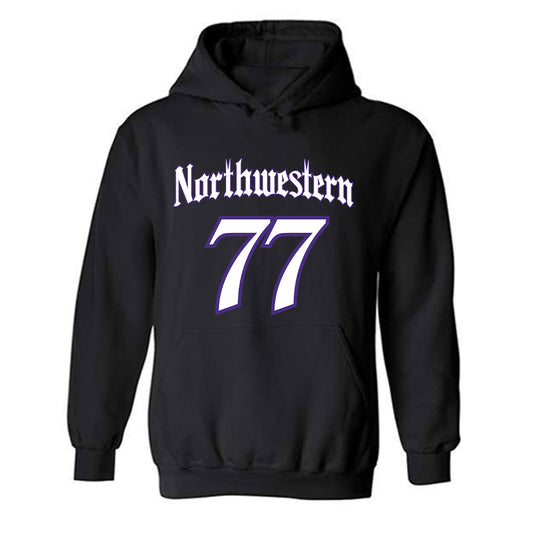 Northwestern - NCAA Softball : Kate Dowden - Hooded Sweatshirt-0