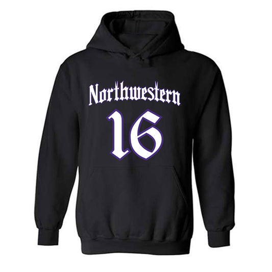 Northwestern - NCAA Women's Volleyball : Ava Pratt - Hooded Sweatshirt-0