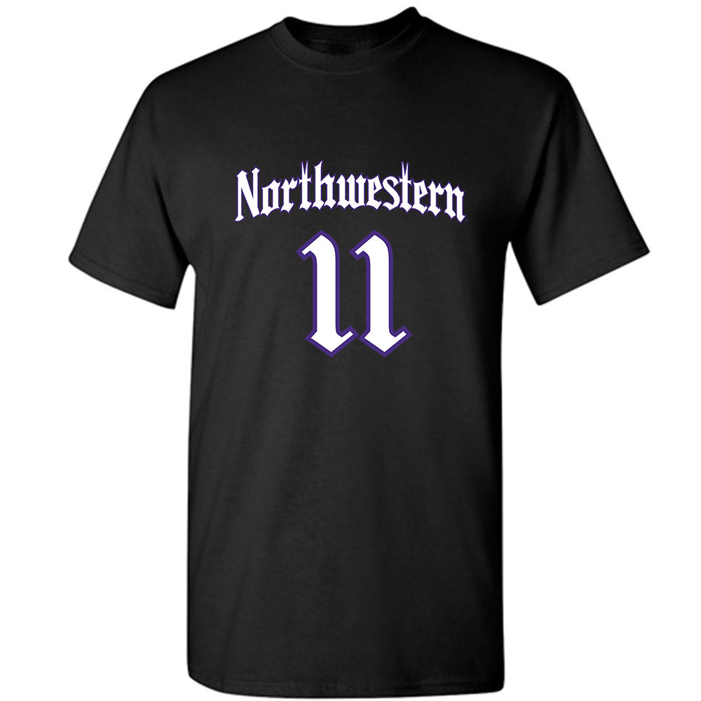 Northwestern - NCAA Men's Basketball : Jordan Clayton - T-Shirt