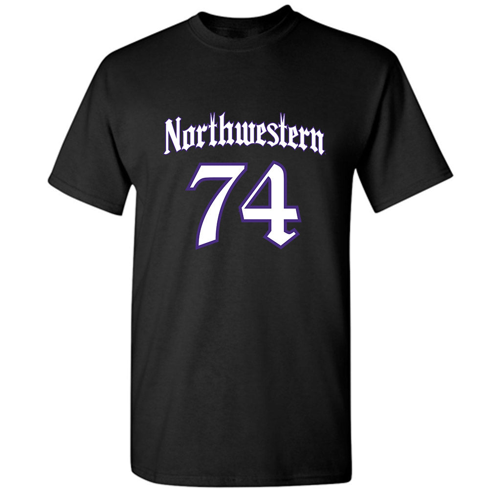 Northwestern - NCAA Football : Nicholas Herzog - T-Shirt