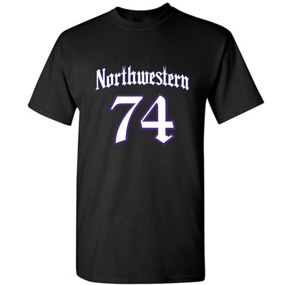 Northwestern - NCAA Football : Nicholas Herzog - T-Shirt