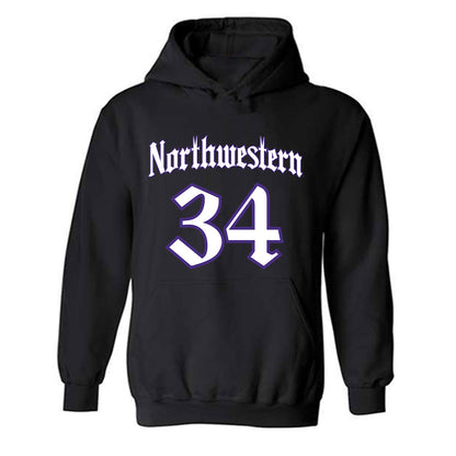 Northwestern - NCAA Football : Payton Roth - Hooded Sweatshirt-0