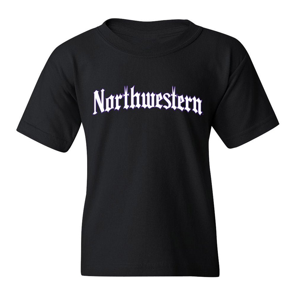 Northwestern - NCAA Men's Swimming & Diving : Wiley Spinner - Youth T-Shirt