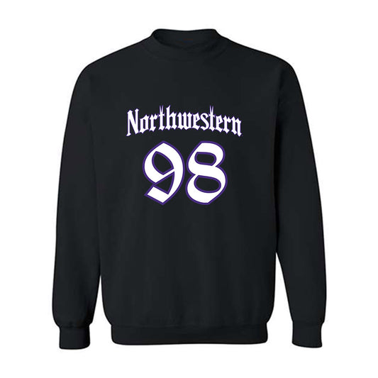 Northwestern - NCAA Football : Landon Lauter - Crewneck Sweatshirt-0