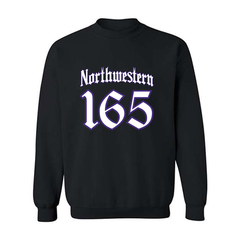 Northwestern - NCAA Wrestling : Eddie Enright - Crewneck Sweatshirt-0