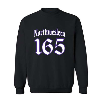 Northwestern - NCAA Wrestling : Eddie Enright - Crewneck Sweatshirt-0