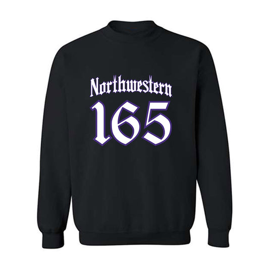 Northwestern - NCAA Wrestling : Eddie Enright - Crewneck Sweatshirt-0