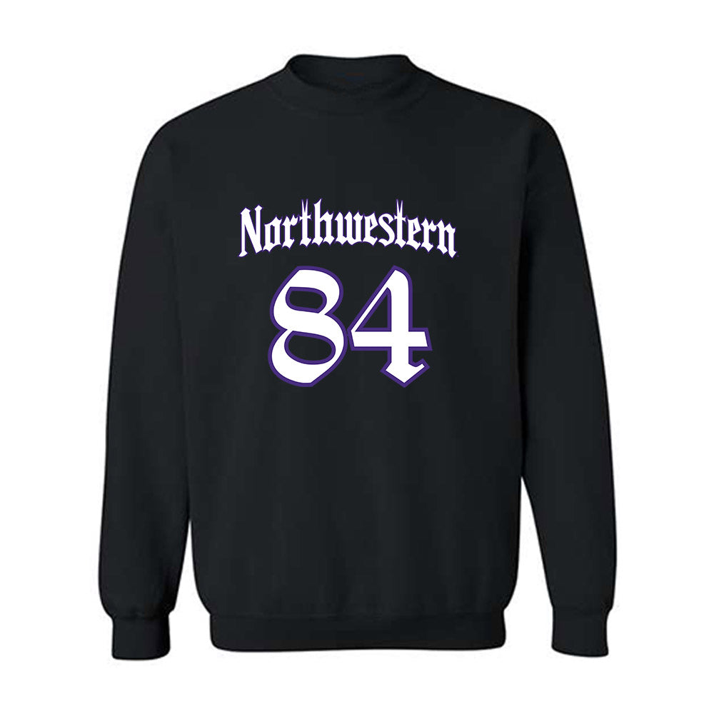 Northwestern - NCAA Football : Hunter Welcing - Crewneck Sweatshirt-0