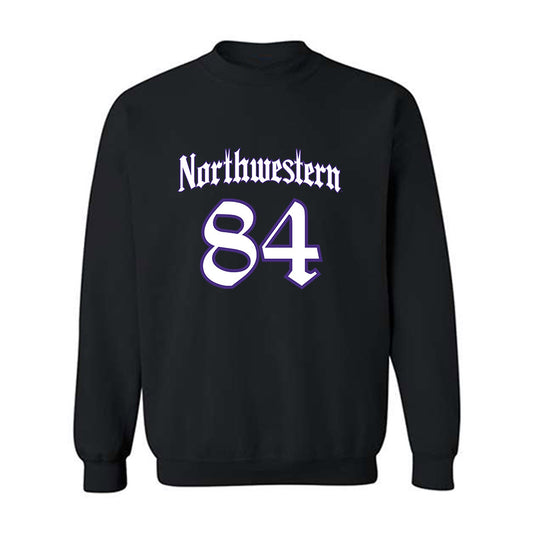 Northwestern - NCAA Football : Hunter Welcing - Crewneck Sweatshirt-0