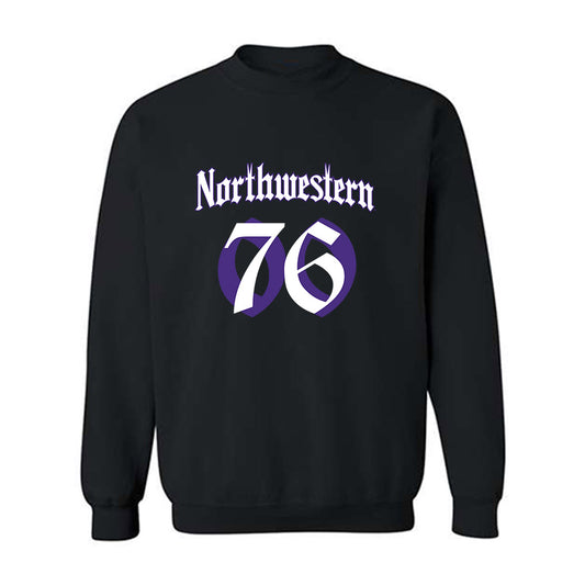 Northwestern - NCAA Football : Michael OConnell - Crewneck Sweatshirt-0