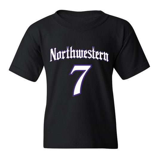 Northwestern - NCAA Women's Lacrosse : Elle Hansen - Youth T-Shirt