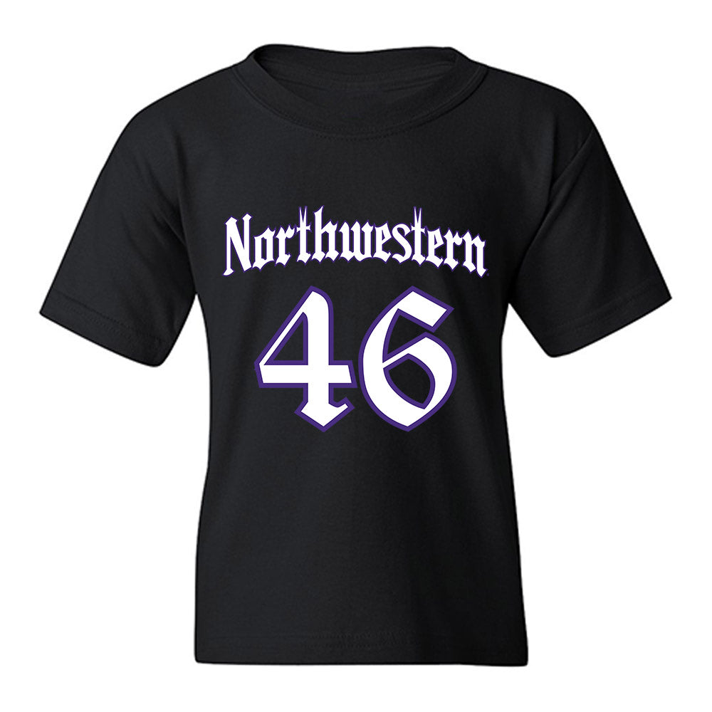 Northwestern - NCAA Football : Lincoln Creager - Youth T-Shirt-0