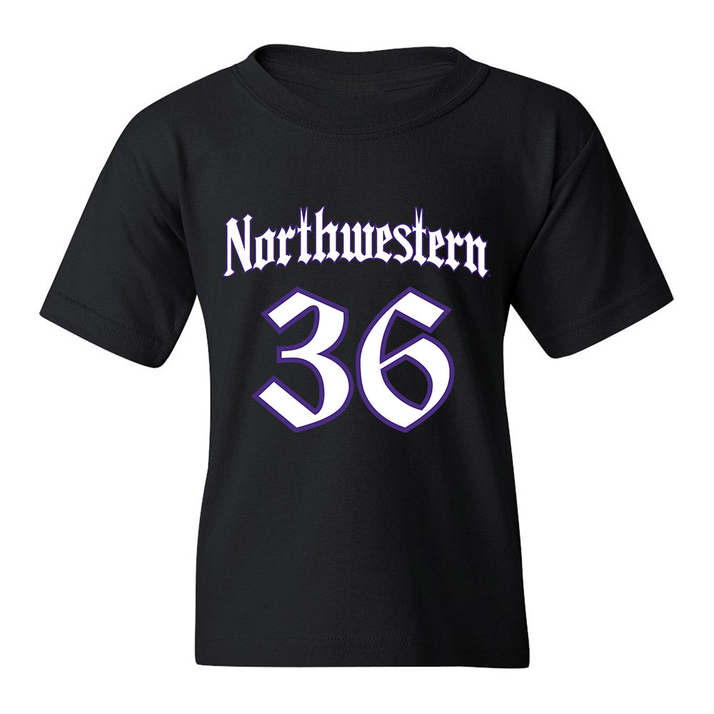 Northwestern - NCAA Women's Lacrosse : Cara Nugent - Youth T-Shirt