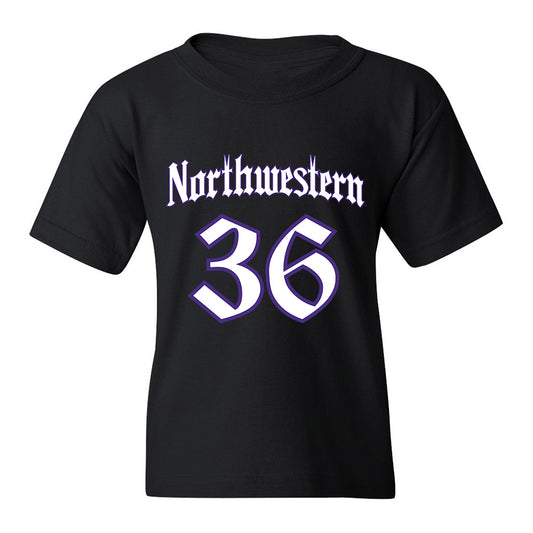 Northwestern - NCAA Women's Lacrosse : Cara Nugent - Youth T-Shirt