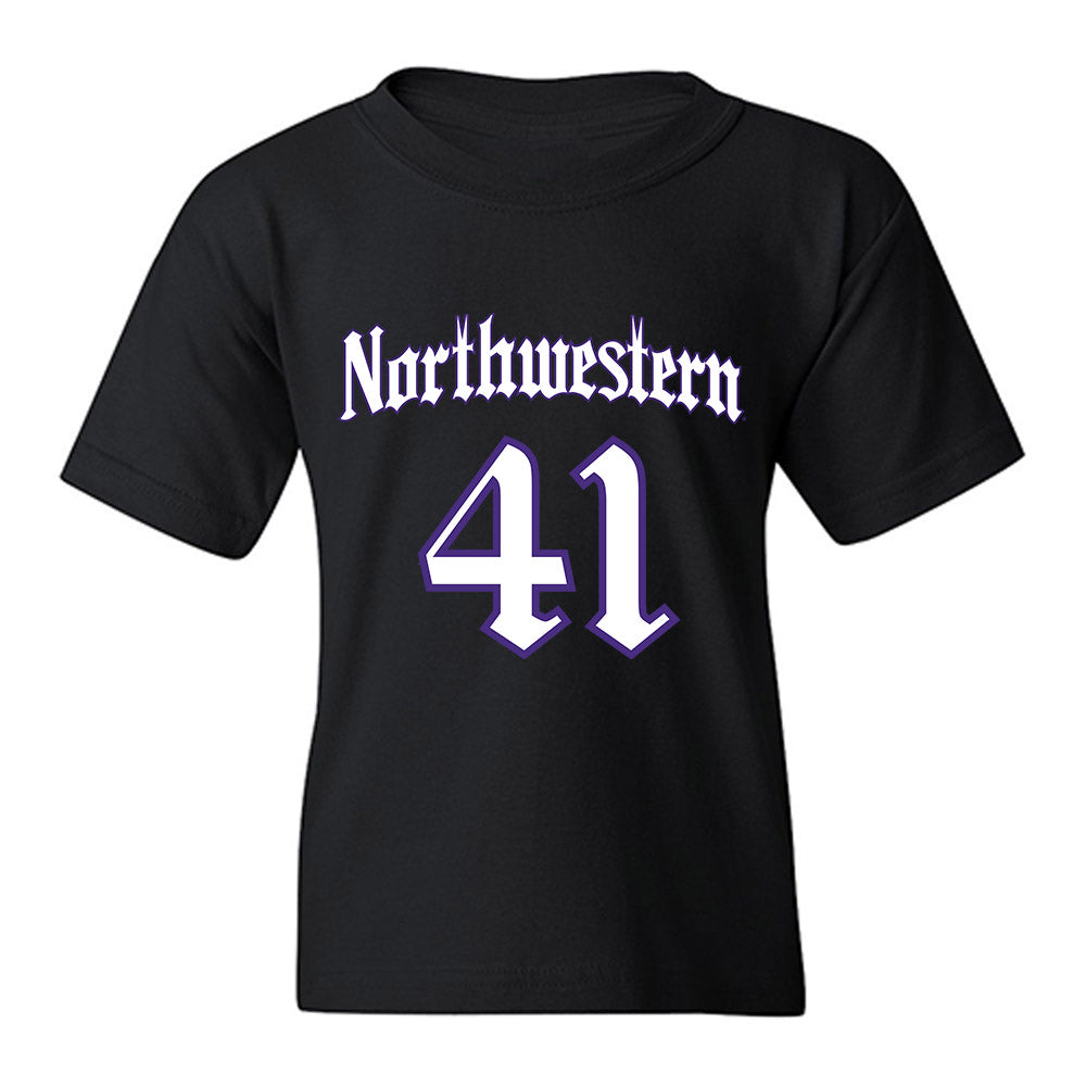 Northwestern - NCAA Football : Robby Preckel - Youth T-Shirt-0