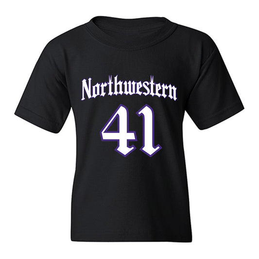 Northwestern - NCAA Football : Robby Preckel - Youth T-Shirt-0