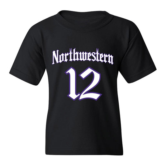 Northwestern - NCAA Women's Basketball : Casey Harter - Youth T-Shirt