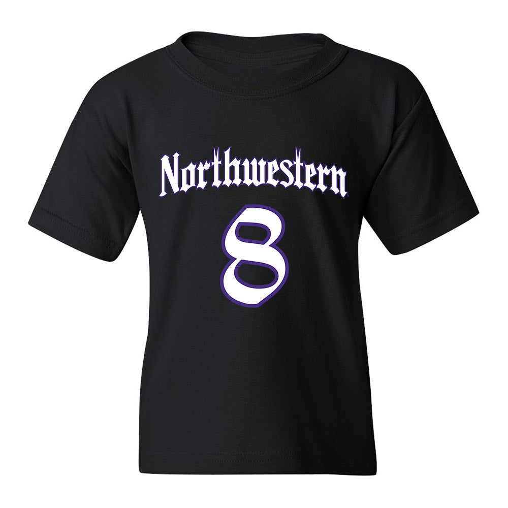 Northwestern - NCAA Women's Volleyball : Rachel Johnson - Youth T-Shirt