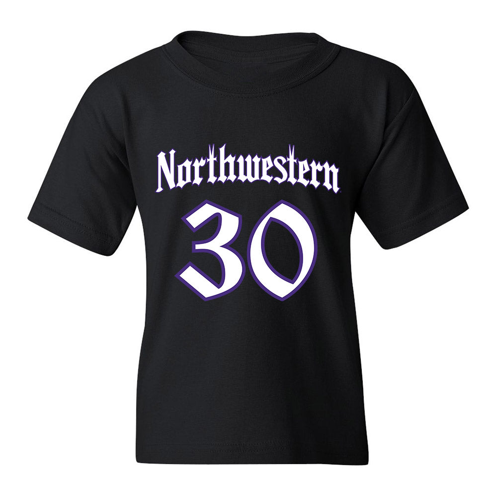 Northwestern - NCAA Women's Lacrosse : Noel Cumberland - Youth T-Shirt