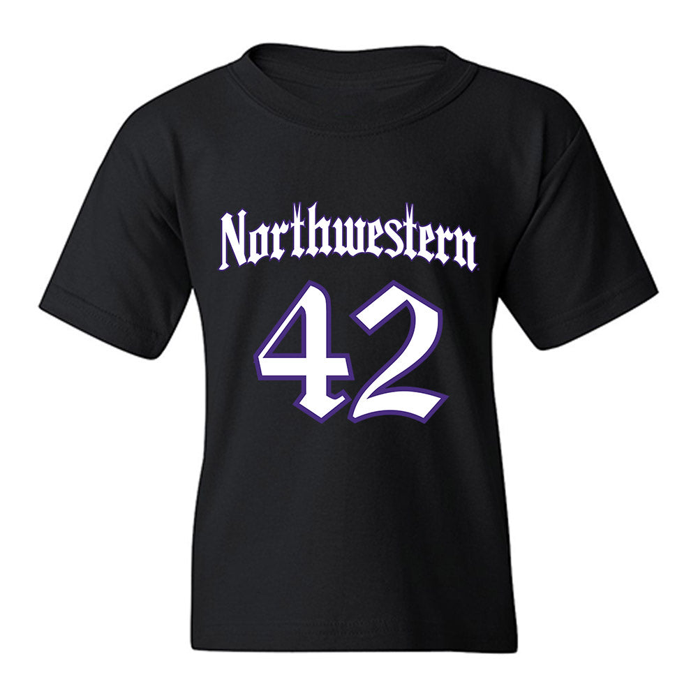 Northwestern - NCAA Women's Lacrosse : Hannah Rudolph - Youth T-Shirt-0