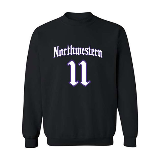 Northwestern - NCAA Men's Basketball : Jordan Clayton - Crewneck Sweatshirt