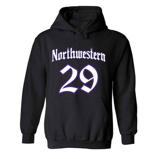 Northwestern - NCAA Football : JonJon Stevens Jr. - Hooded Sweatshirt-0