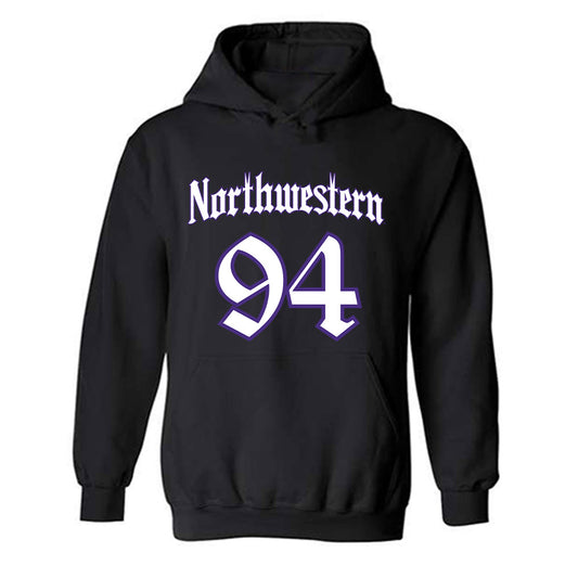 Northwestern - NCAA Football : Miguel Jackson - Hooded Sweatshirt-0