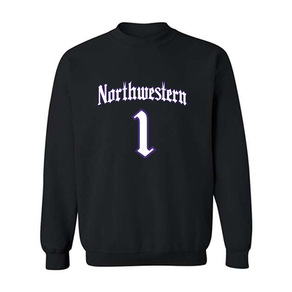 Northwestern - NCAA Men's Basketball : Tyler Kropp - Crewneck Sweatshirt-0