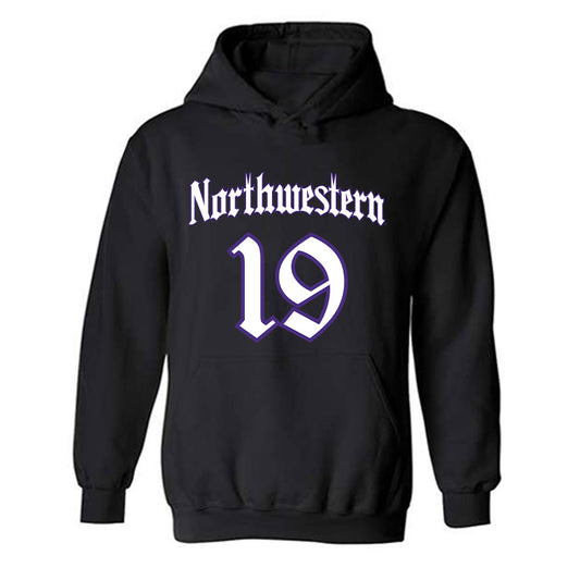 Northwestern - NCAA Football : Drew Wagner - Hooded Sweatshirt-0