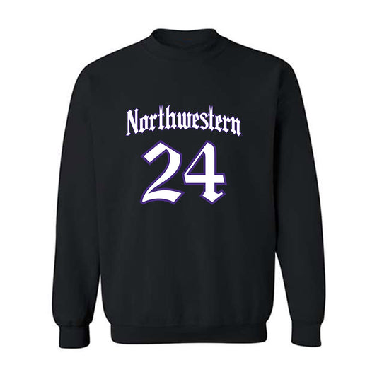 Northwestern - NCAA Men's Basketball : KJ Windham - Crewneck Sweatshirt