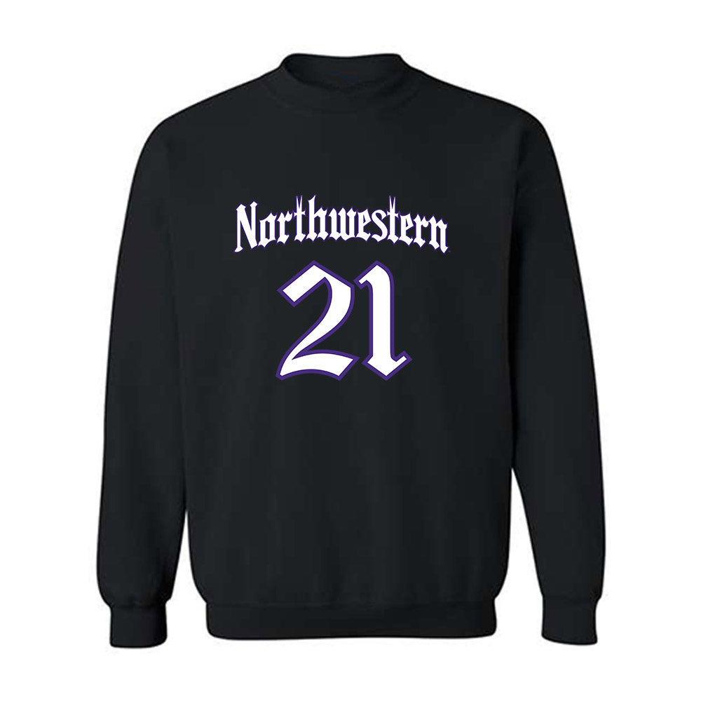 Northwestern - NCAA Women's Fencing : Kailing Sathyanath - Crewneck Sweatshirt
