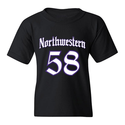 Northwestern - NCAA Football : Nathaniel Campbell - Youth T-Shirt-0
