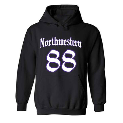 Northwestern - NCAA Football : Alex Lines - Hooded Sweatshirt-0