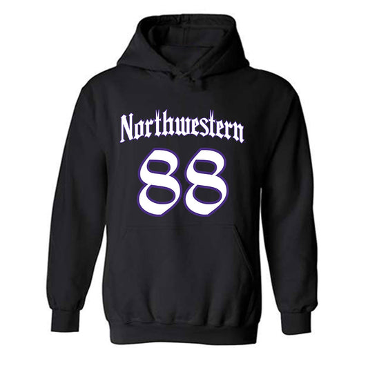 Northwestern - NCAA Football : Alex Lines - Hooded Sweatshirt-0