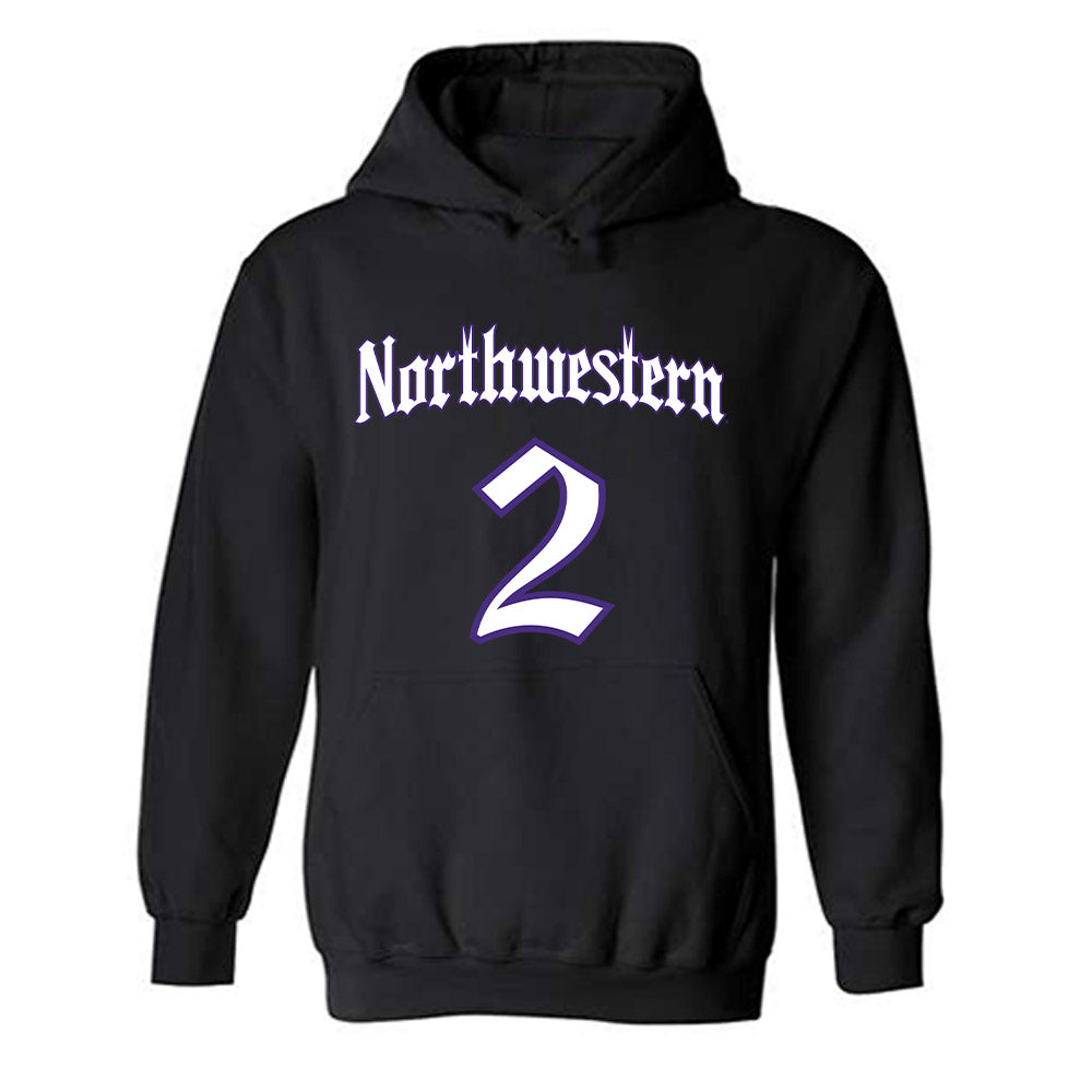 Northwestern - NCAA Women's Soccer : Liz Cardwell - Hooded Sweatshirt-0