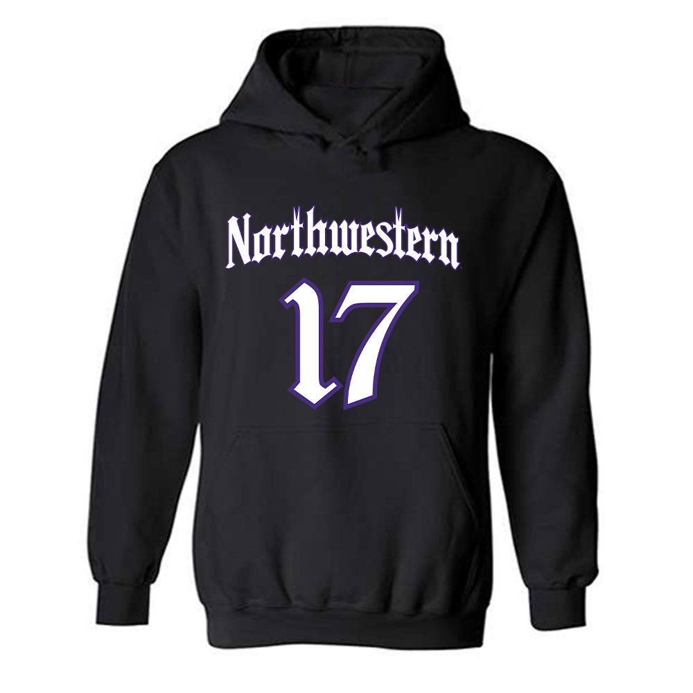Northwestern - NCAA Women's Soccer : Presley Nevadomsky - Hooded Sweatshirt-0