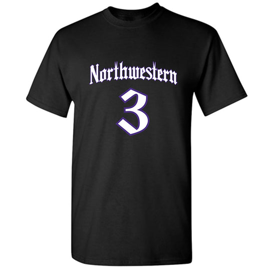 Northwestern - NCAA Men's Basketball : Jake West - T-Shirt-0