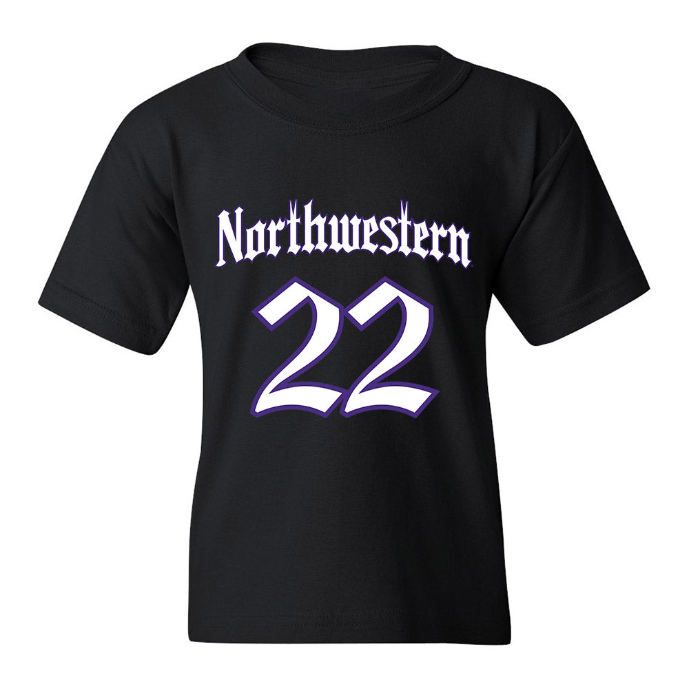 Northwestern - NCAA Women's Soccer : Olivia Elliott - Youth T-Shirt