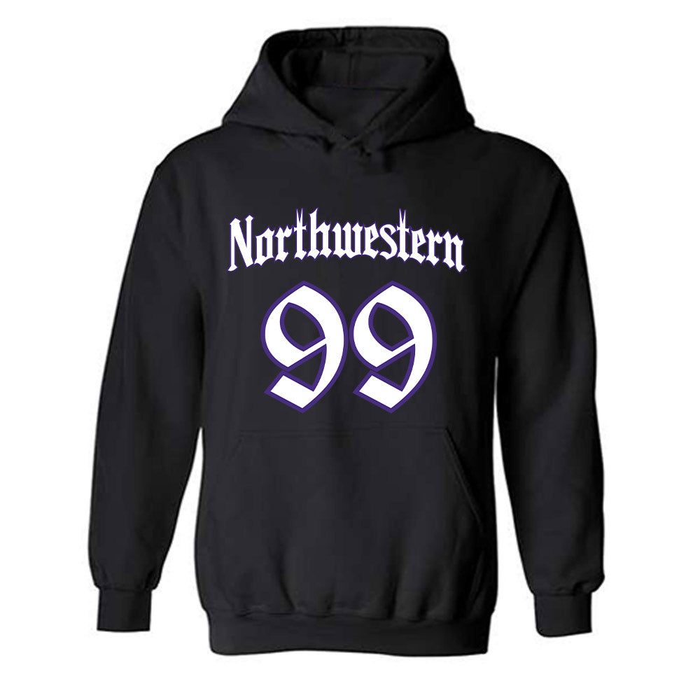 Northwestern - NCAA Football : Troy Regovich - Hooded Sweatshirt-0