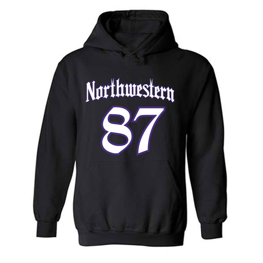 Northwestern - NCAA Football : Carson Grove - Hooded Sweatshirt-0