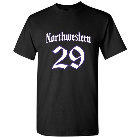 Northwestern - NCAA Football : JonJon Stevens Jr. - T-Shirt-0