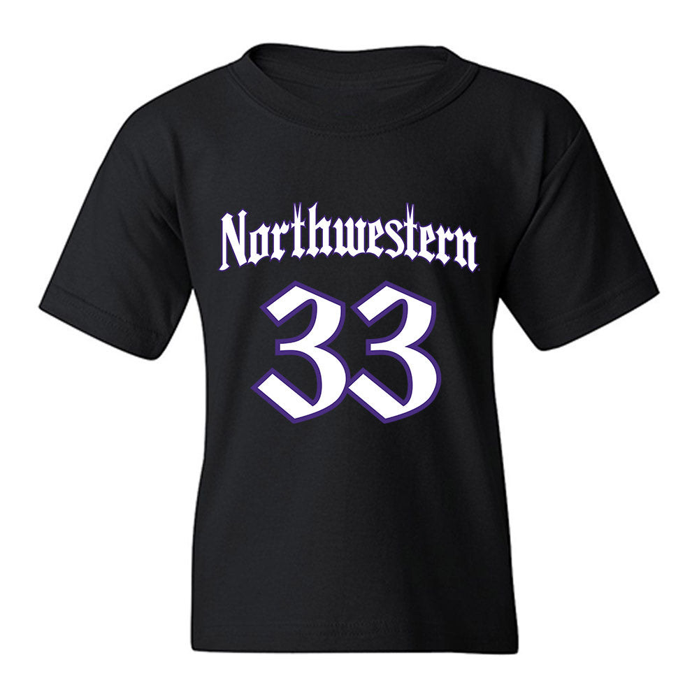 Northwestern - NCAA Women's Basketball : Amparo Lopez - Youth T-Shirt-0