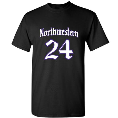 Northwestern - NCAA Women's Lacrosse : Riley Campbell - T-Shirt-0