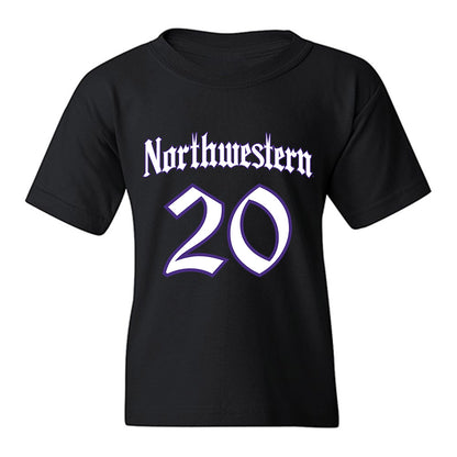 Northwestern - NCAA Football : Chase Farrell - Youth T-Shirt-0