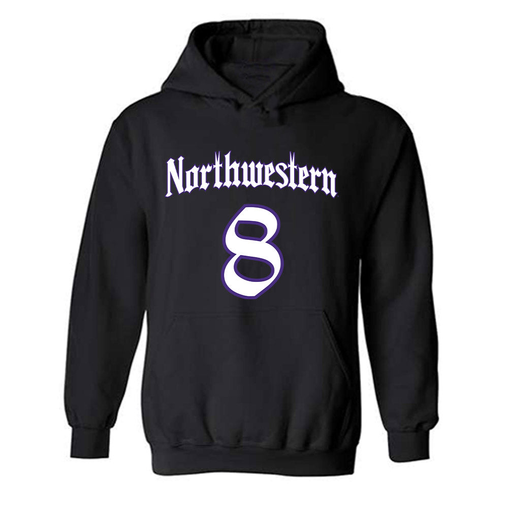 Northwestern - NCAA Women's Volleyball : Rachel Johnson - Hooded Sweatshirt