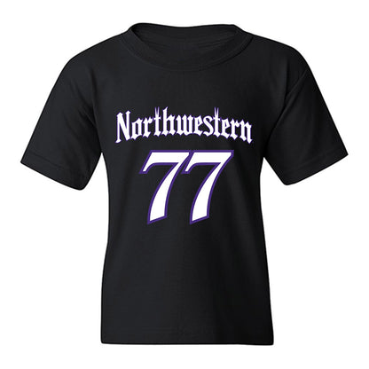 Northwestern - NCAA Football : Idrys Cotton - Youth T-Shirt-0