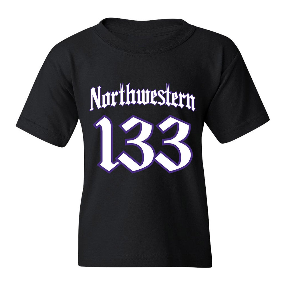 Northwestern - NCAA Wrestling : Patrick Adams - Youth T-Shirt